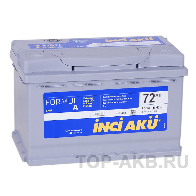 INCI AKU 72R низкий 700A 278x175x175