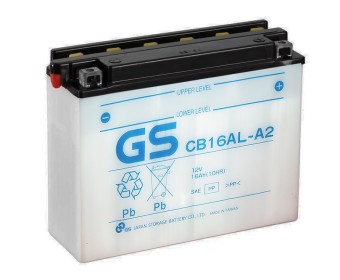 GS CB16AL-A2 12V 16Ah 200A (207x72x164) обр. пол. Heavy Duty сухозаряж. GS YUASA
