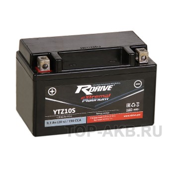 RDrive YTZ10S 12V 8Ah 190А прям. пол. AGM (150x87x93) eXtremal PLATINUM