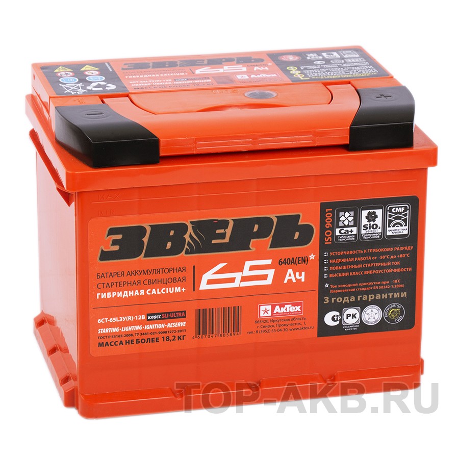Зверь 65R 640A 242x175x190