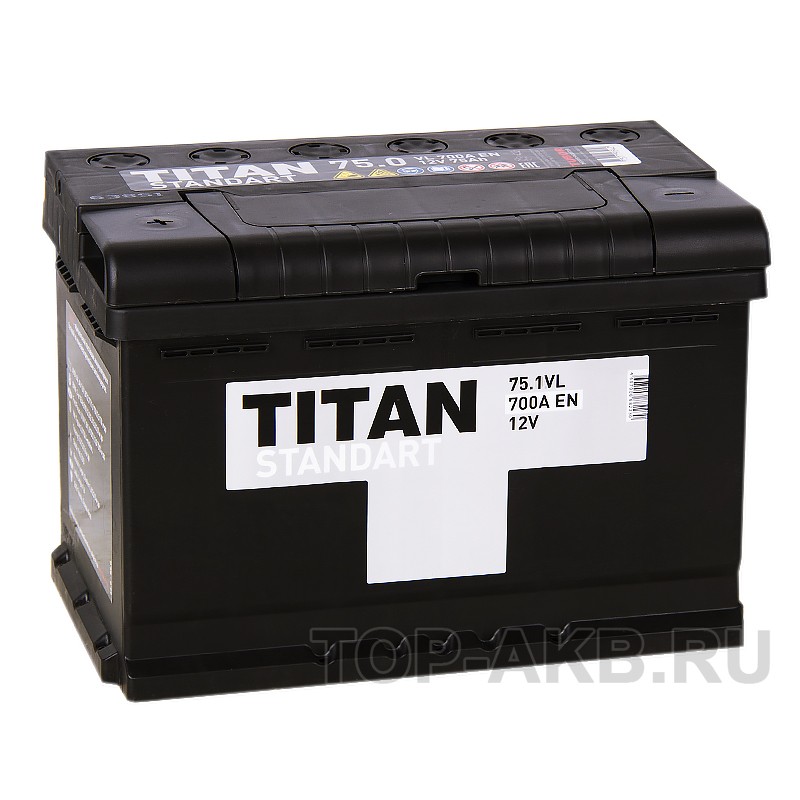 Titan Standart 75L 650A 278x175x190 Titan Standart 75L 650A 278x175x190
