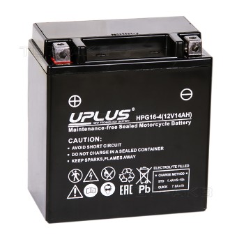 Uplus HPG16-4 12V 14Ah 170А прям. пол. (150x87x161) Nano GEL