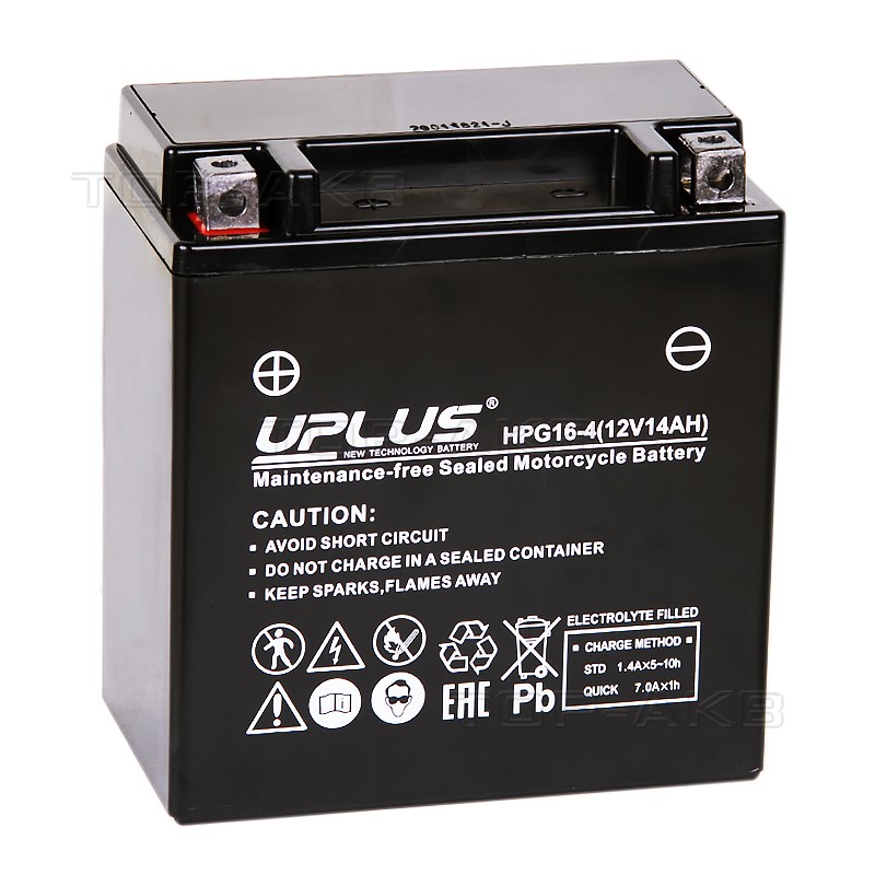 Uplus HPG16-4 12V 14Ah 170А прям. пол. (150x87x161) Nano GEL