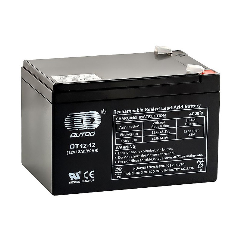 OUTDO VRLA 12V 12 Ah (OT12-12) 151x98x100