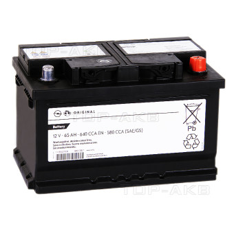 GM 65 Ач обратная пол. 640А (278x175x175) 95527531