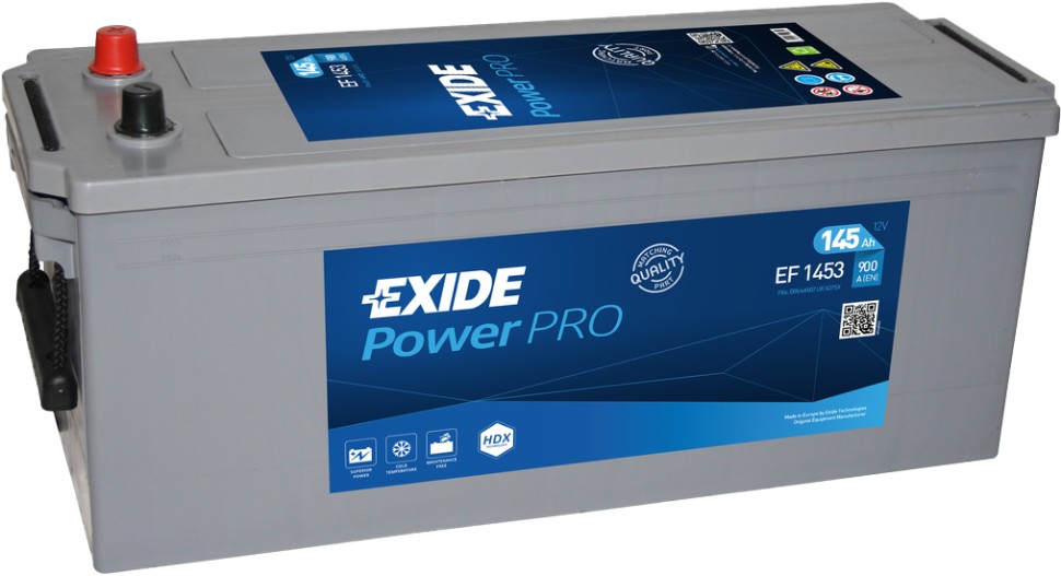 Exide Heavy Professional 145 А·ч евро 1050А (513x189x223) EF1453
