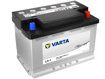 VARTA Стандарт 74 Ач 680А обр. пол. (278x175x190) 6СТ-74.0 L3-1 (574 300 068)
