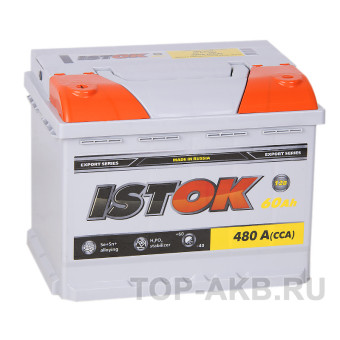 ISTOK 60 Ач 510A прям. пол. (242x175x190) 6СТ-60N