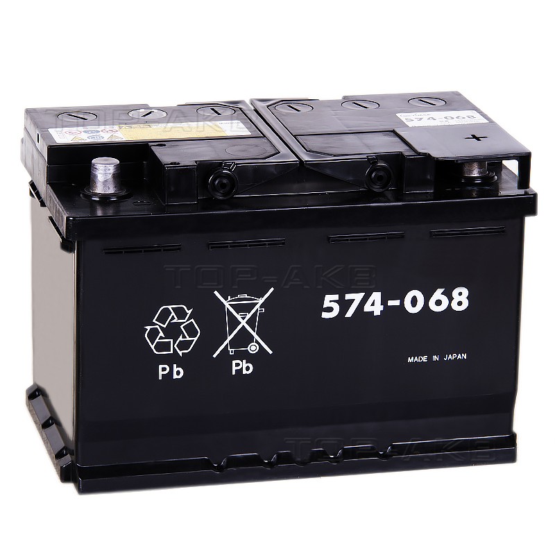 GS Yuasa EU 574-068 (L3) - 74 Ач 680A обратная пол. (278x175x190)