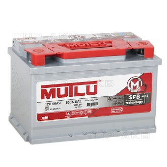 Mutlu Calcium Silver 66R низкий 560A (278x175x175) LB3.66.056.A