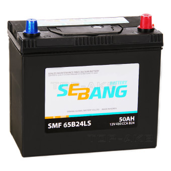 Sebang 65B24LS 50 Ач обратная пол. 480А (238x129x227)
