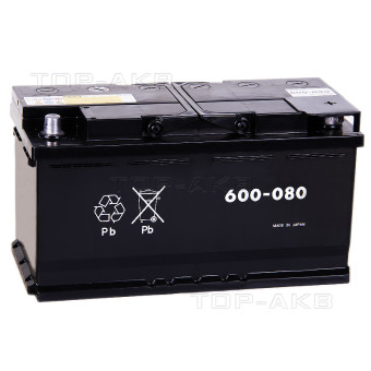 GS Yuasa EU 600-080 (L5) - 100 Ач 800A обратная пол. (353x175x190)