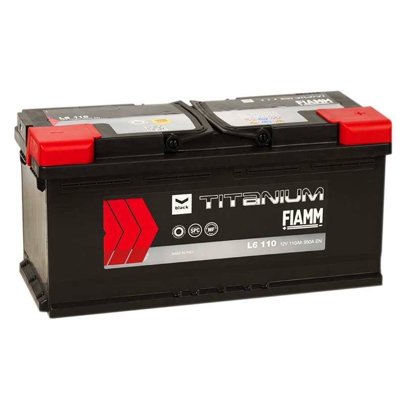 Fiamm Black Titanium 110 Ач 950A обр. пол. (393x175x190) L6 110