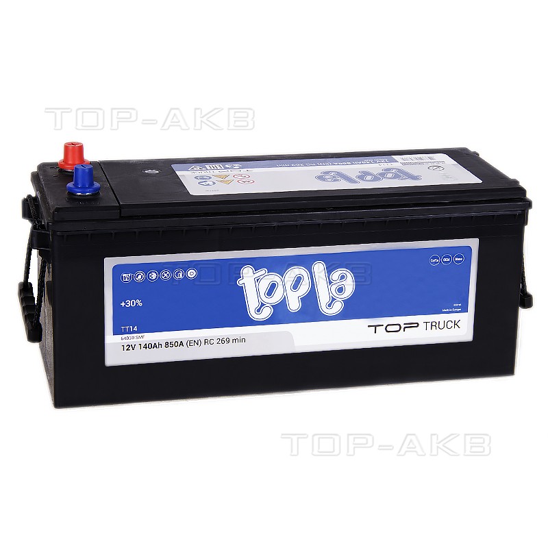 Topla Top Sealed Truck 140 евро 850A (509x175x206) 231612 64030 Topla Top Sealed Truck 140 евро 850A (509x175x206) 231612 64030