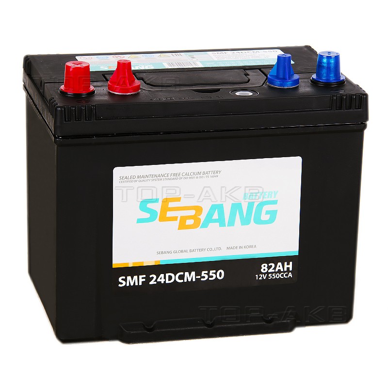 Sebang Marine 82 Ач прямая пол. 550А (260x175x225) 24DCM-550