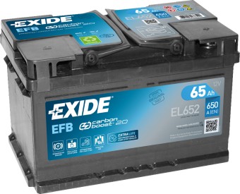 Exide Start-Stop EFB 65R (650А 278x175x175) EL652