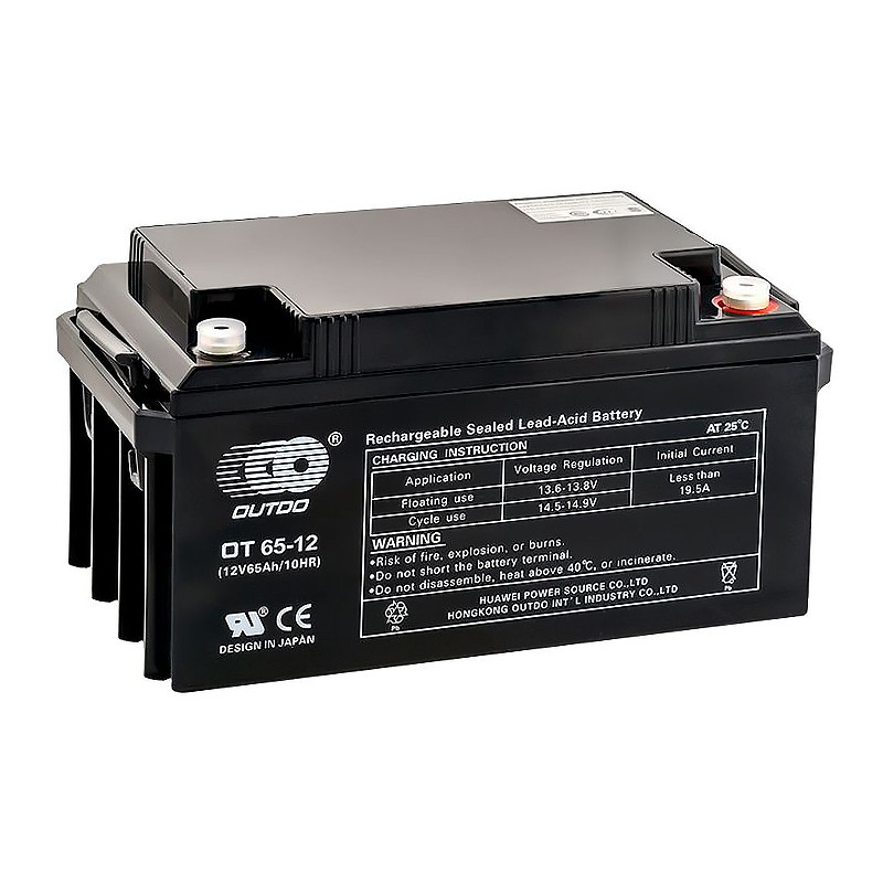 OUTDO VRLA 12V 65 Ah (OT65-12) 350x166x175