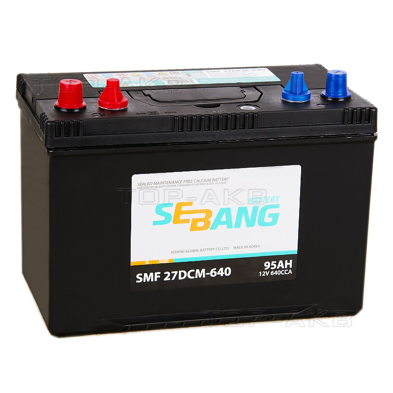 Sebang Marine 95 Ач прямая пол. 640А (305x173x225) 27DCM-640