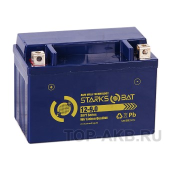 STARKS BAT YT 12-9.0A +- 9 ач 135A (152x87x107) YTX9-BS AGM