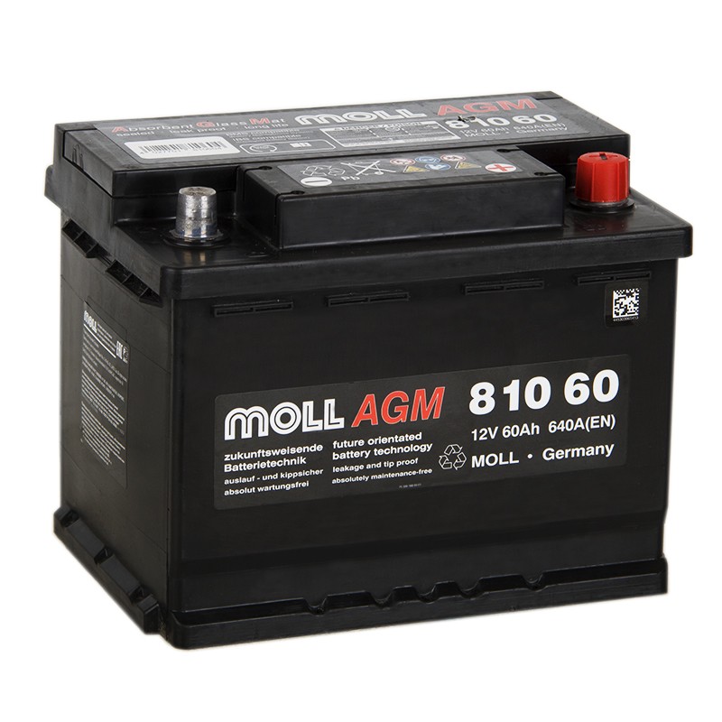 Moll AGM 60R Start-Stop 640A 242x175x190 Moll AGM 60R Start-Stop 640A 242x175x190
