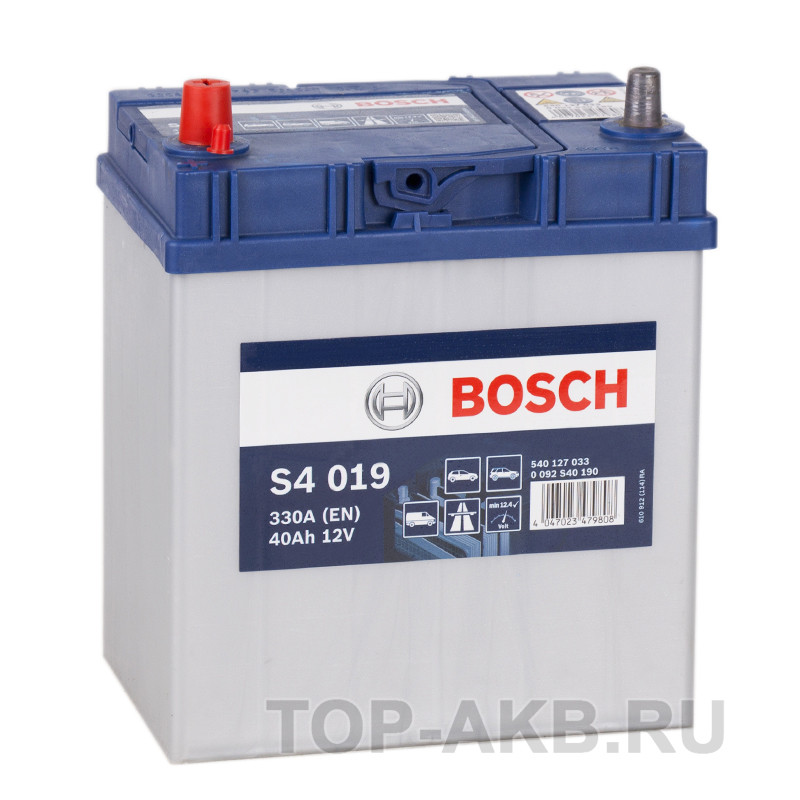 Bosch S4 019 40L 330A 187x127x227