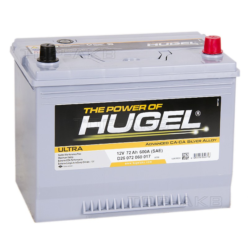Hugel Ultra Asia 72R 600A (260x173x227) D26 072 060 017 Hugel Ultra Asia 72R 600A (260x173x227) D26 072 060 017