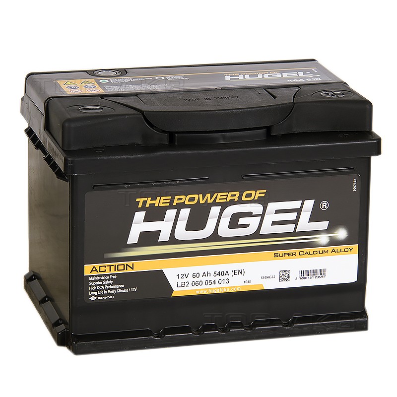 Hugel Action 60R низкий 540A (242x175x175) LB2 060 054 013 Hugel Action 60R низкий 540A (242x175x175) LB2 060 054 013