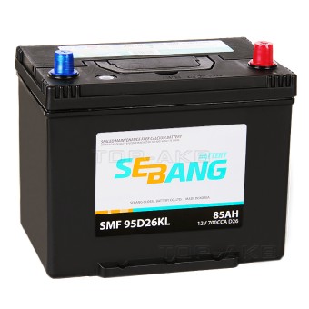 Sebang 95D26KL 85 Ач обратная пол. 700А (260x173x225)