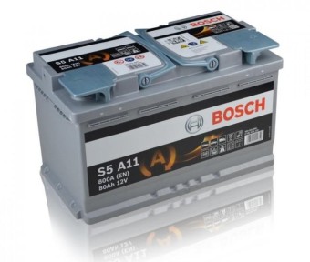 Bosch S5 A11 AGM 80R 800A 315x175x190