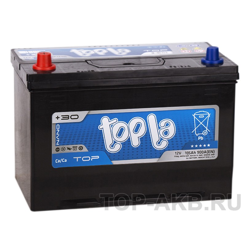 Topla Top JIS 105D31R (105L 900А 301x175x220) 118305 60519