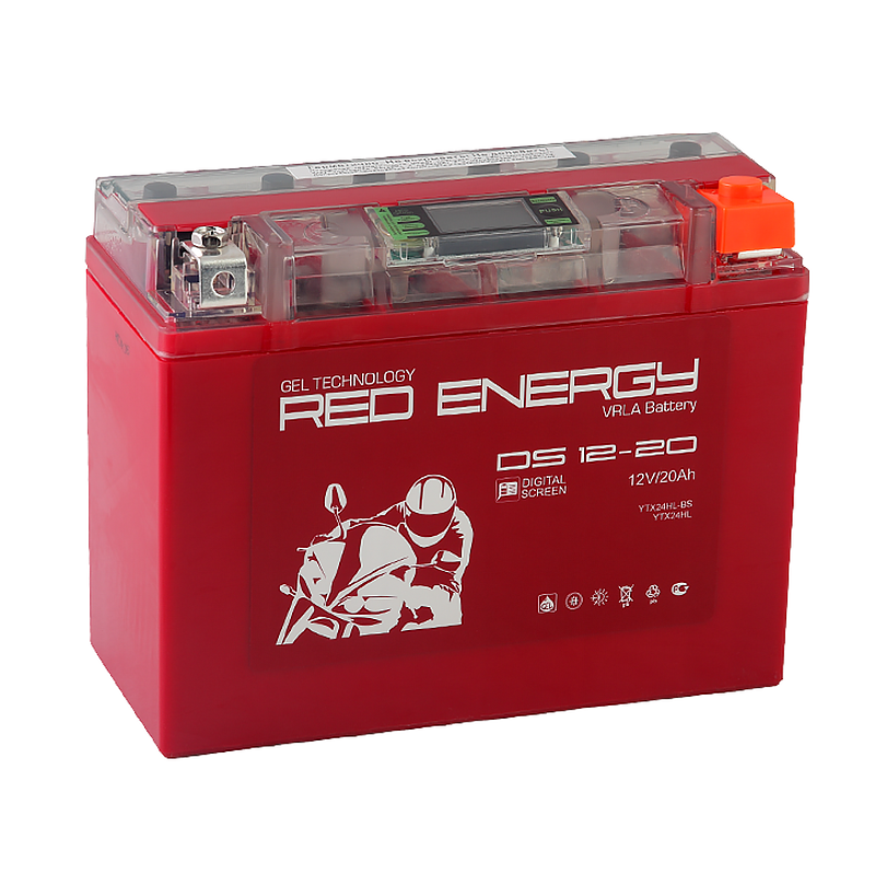 Red Energy DS 1220, 12V 20Ah обратная пол., 260А (204x91x159) Y50-N18L-A3, YTX24HL-BS, YTX24HL