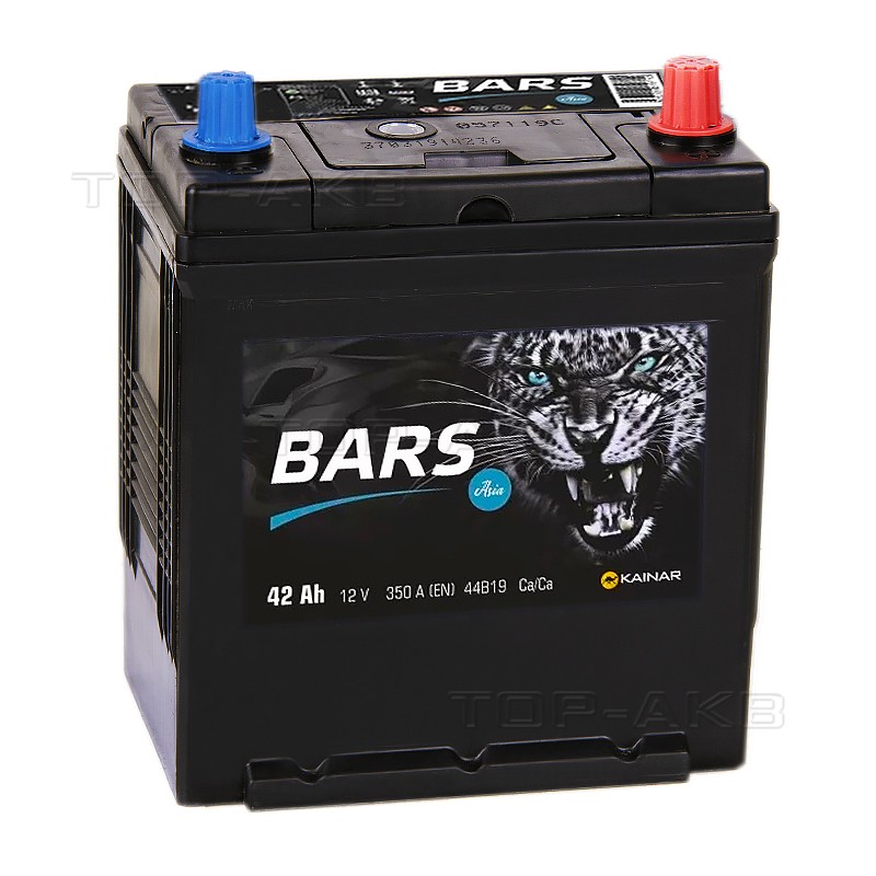 BARS Asia 6СТ-42 VL АПЗ о.п. 44B19L 42Ач 350A (187x127x227)