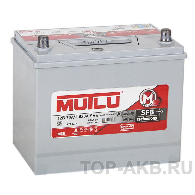 Mutlu 70L Asia 630A 260x175x225