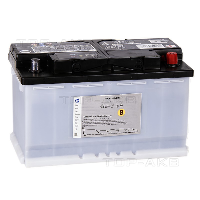 VAG Standart 80 Ач обратная пол. 640А 315x175x190 (000 915 105DH)