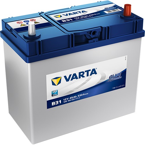 Varta Blue Dynamic B31 45R 330A 238x129x227 уз. кл. (545 155 033) Varta Blue Dynamic B31 45R 330A 238x129x227 уз. кл. (545 155 033)