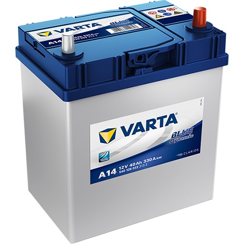 Varta Blue Dynamic A14 40R 330A 187x127x227 (540 126 033) Varta Blue Dynamic A14 40R 330A 187x127x227 (540 126 033)