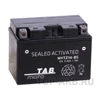TAB Moto Maintenance free MYTZ14-BS 12V 11Ah 140A (150х88х110) прям. пол. AGM