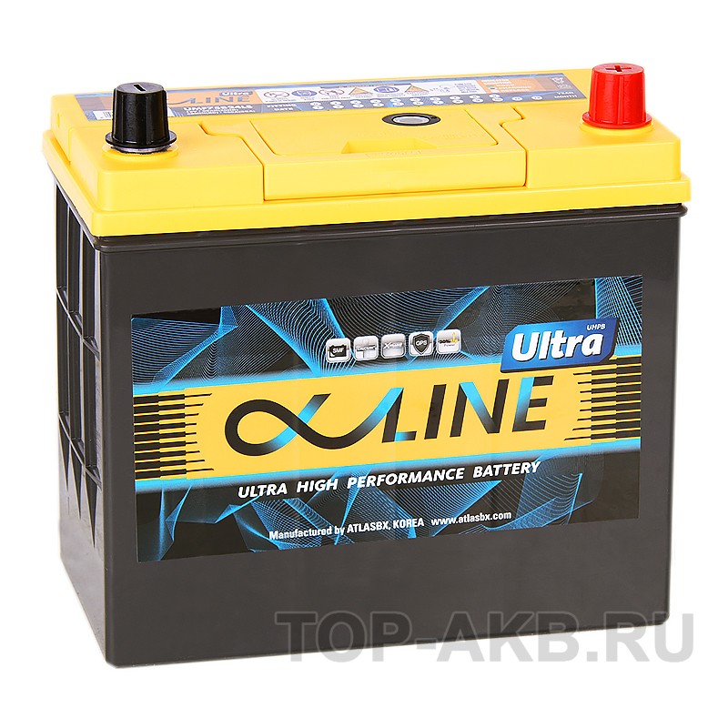 Alphaline Ultra 75B24LS 59R 550A 238x129x227 Alphaline Ultra 75B24LS 59R 550A 238x129x227