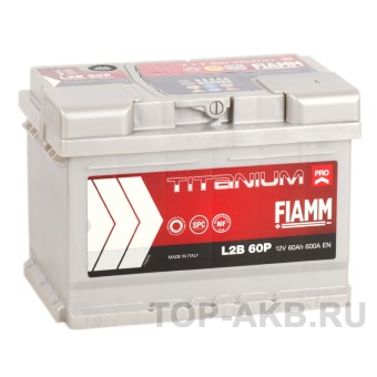 Fiamm Titanium Pro 60 Ач 600A обр. пол. (241x175x175) низк. L2B 60P