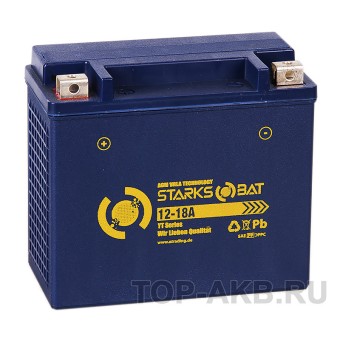 STARKS BAT YT S 12-18A 18 ач +- 180A (180x87x153) YTX20H-BS AGM