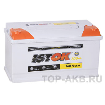 ISTOK 100 Ач 700A прям. пол. (353x175x190) 6СТ-100N