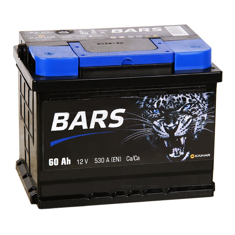 BARS 6СТ-60 АПЗ п.п. 60Ач 530A (242x175x190) BARS 6СТ-60 АПЗ п.п. 60Ач 530A (242x175x190)