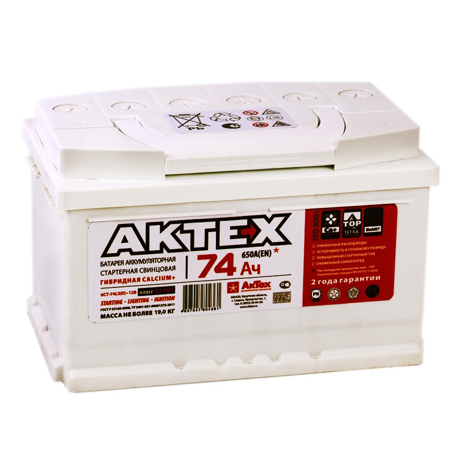 Актех 74R низкий (650A 278x175x175) Актех 74R низкий (650A 278x175x175)