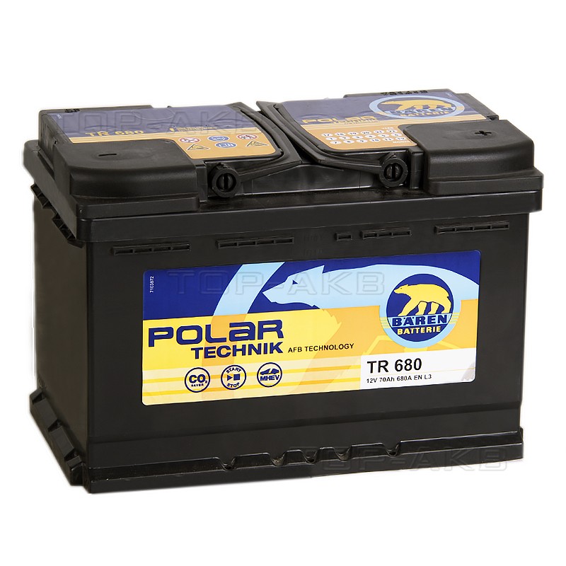 Baren Technik AFB 70Ач обратная пол. (680А 278x175x190) TR680