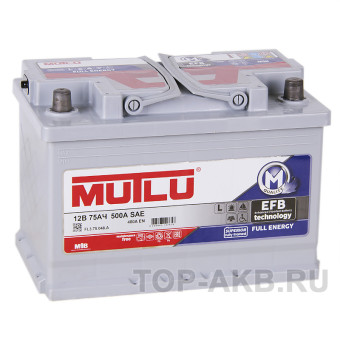 Mutlu Mega EFB 75R 480A 278x175x190