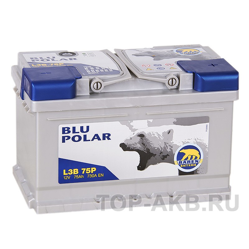 Baren Polar Blu 75R 730A 278x175x175 (L3B75P) Baren Polar Blu 75R 730A 278x175x175 (L3B75P)
