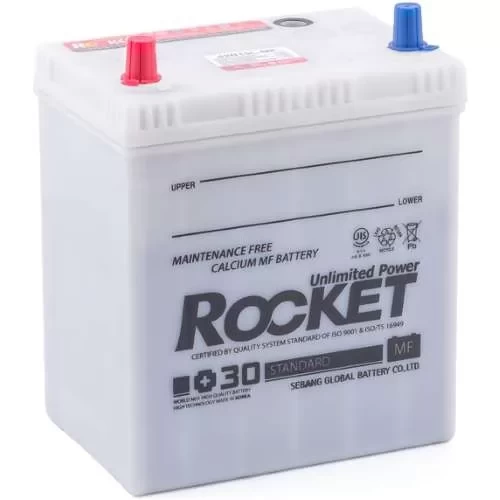 Rocket MF 42B19R 40Ач 187×127×225 мм Rocket MF 42B19R 40Ач 187×127×225 мм