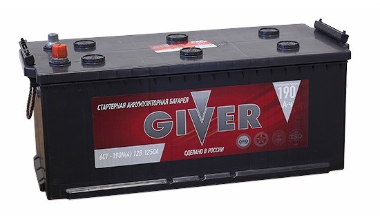 Giver 190 рус (1250A 516x223x223)