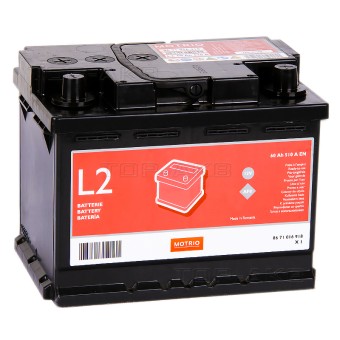 Renault Motrio 60 Ач обратная пол. 510А (242x175x190) 86 71 016 918 - L2 60 Ah 510A