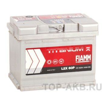 Fiamm Titanium Pro 60L 540A (241x175x190) L2X 60P